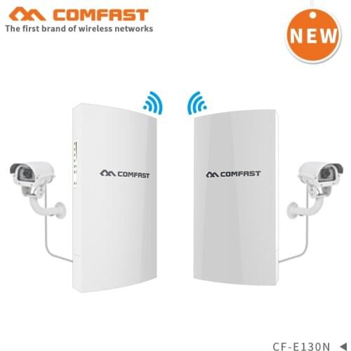 Comfast CF-E130N Wireless Outdoor Mini wifi CPE AP 1km Long Range 2.4Ghz 300Mbs 5dBi Antenna Wireless Bridge Route for IP camera
