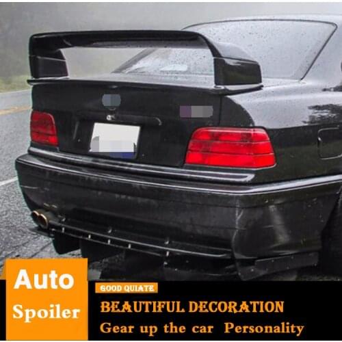 For BMW E36 M3 Spoiler 1990 1997 1998 2000 2001 2002 2003 High Quality ABS Material Car Rear Wing Trunk Rear Spoiler Decoration