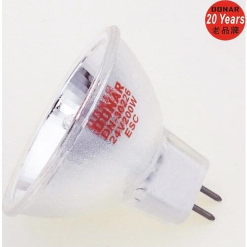 DONAR DN-30226 ESC 24V 200W MR16 2-pin GX5.3 24V200W AV/photo film projection halogen light bulb 8mm projector Movie lamp