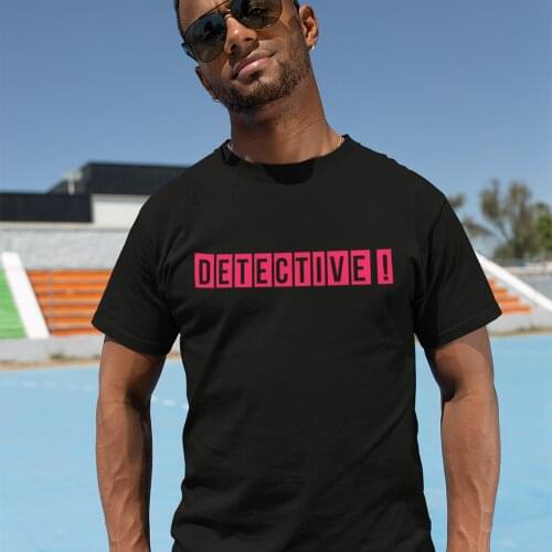 Lucifer Morningstar T Shirt Detective T-Shirt Printed Short Sleeves Tee Shirt Cotton Man Streetwear 4xl Tshirt