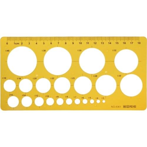 K Resin Heating Ventilation Design Drawing Template Ruler Measuring Tool Student