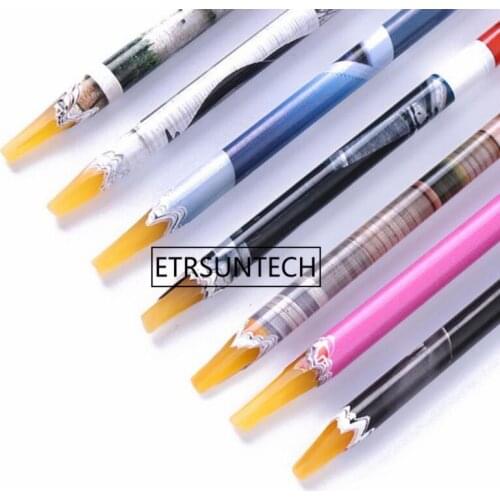 Crayon Wax Dotting Pen Pencil Self-adhesive Rhinestones Gems Drilling Picking Picker Tips Tools DIY Salon Nail tool F1678
