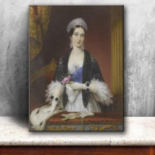 Classical court figures girls portrait scenery oil painting canvas printings printed on canvas home wall art decoration picture