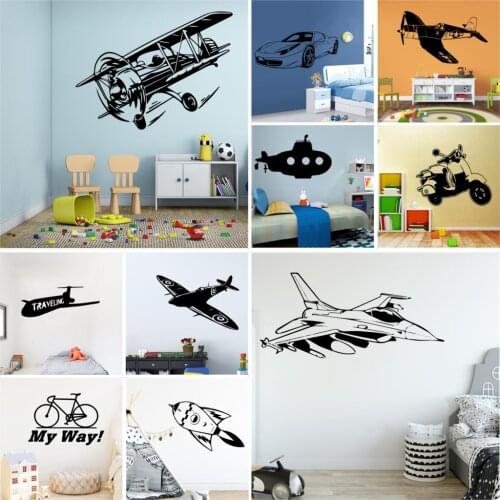 Modern vehicle Home Decorations Pvc Decal living Room bedroom Decor Decoration Accessories