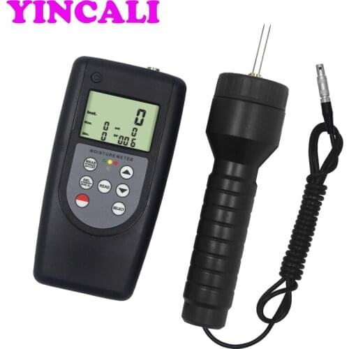 Newly Multi-Functional Cigarette Moisture Meter MC-7828CIG Automatic Calibration Pin Type Digital Moisture Tester Analyzer