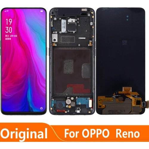 Original AMOLED 6.4"For OPPO Reno 4G PCAM00 PCAT00 CPH1917 LCD Display Touch Digitizer Screen Assembly Replacement Parts
