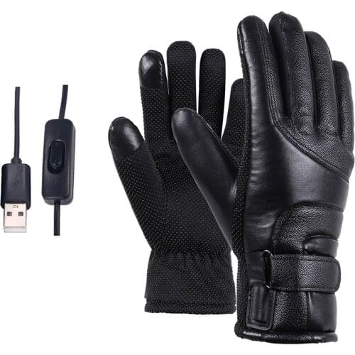 SAVIOR Winter motorcycle heated glove 7.4V Safe voltage Outdoors Sports Electric Heating Waterproof Windproof KNUCKLE EN13594