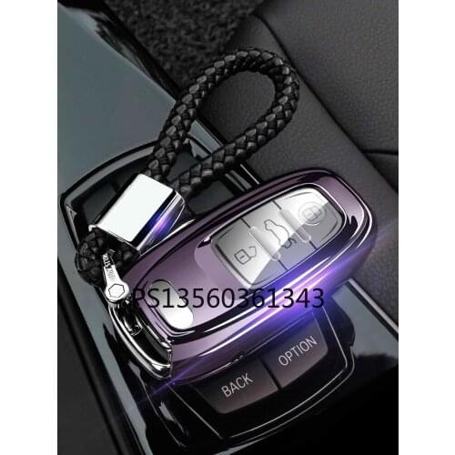 Suitable for Audi key case cover q5 / a6 / a6l / A5 / A7 / A4L / S5 car key TPU buckle shell