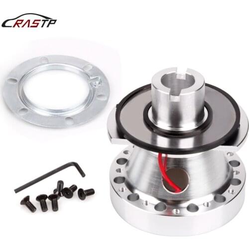 RASTP-For Honda Civic 1996-2000 EK Billet Aluminum Steering Wheel Hub Adapter Anodized RS-QR014-EK