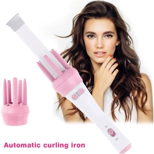 Automatic Curling Iron Rotary Ceramic Wand Heat Resistant Hair Curler Styling Tool Hair Curlers for Women