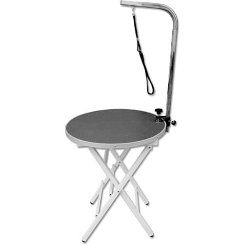 Pet Grooming Table Dog Grooming Table Home Folding Portable Table Teddy Cat Bathing Round Table Bracket Boom