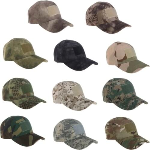 Military Tactical Camouflage Hat Outdoor Hunting Baseball Cap Men Army Camo Caps Hiking Caps