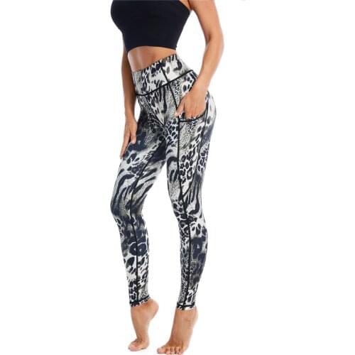 Womens Skinny High Waisted Tummy Control Yoga Workout Long Pants Leggings Compression Sports Gym Yoga Tights Training Bottoms