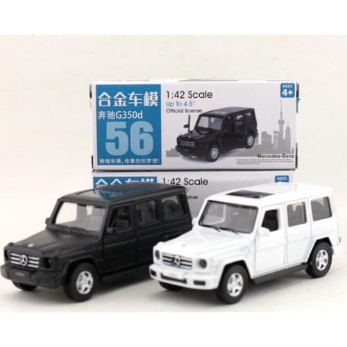 1:42 Scale B-G350D SUV Alloy Pull-back car Diecast Metal Model Car For Collection Friend Children Gift