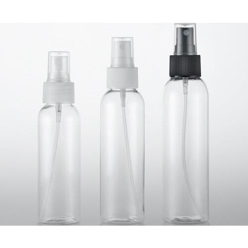120ML 150ML 200ML X 30 Spray Empty Bottles For Perfumes PET Clear Container With Sprayer Pump Fine Mist Spray Bottle Cosmetic