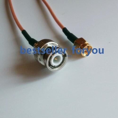 6inch RG316 BNC male plug to SMA male plug RF Pigtail Caox Jumper Cable