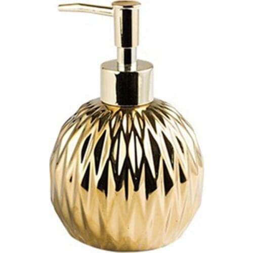 Bathroom Accessories Tray Ceramics Hand Shampoo Shower Gel Bottle Toilet Soap Dispenser