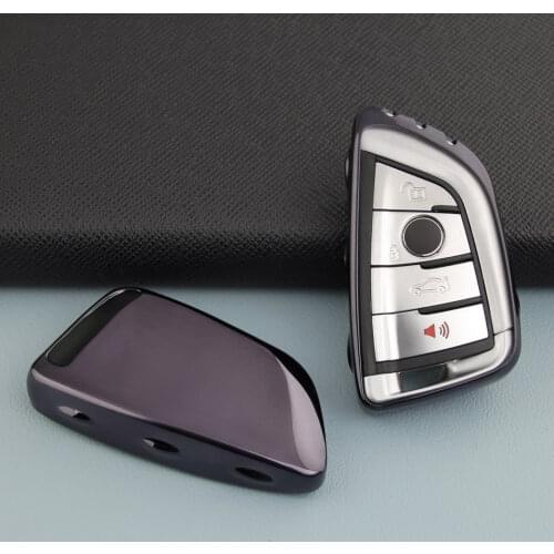 For BMW 3 5 6 7 Series X1 X2 X3 X4 X5 X6 Black Car Key Fob Cover Case Holder F15 F16 G01 G02 G05 G20 G30 G31 G32 G11 F48 F39 F45