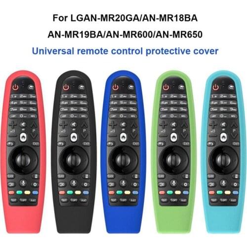 For LG AN-MR600 AN-MR650 AN-MR18BA MR19BA MR20GA Magic Remote Control Cases Silicone Protective Case Shockproof Cases