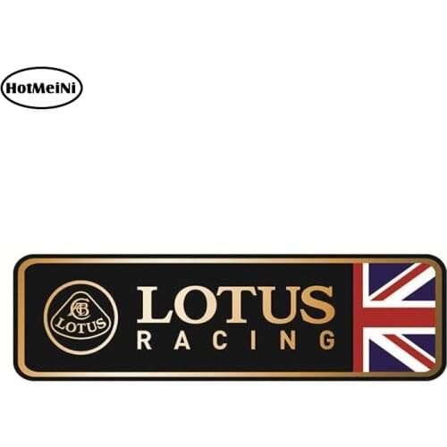 HotMeiNi 15cm x 4.4cm LOTUS RACING Sticker Funny Vinyl Waterproof Car Styling Auto Bumper Decal Car Decor Stickers