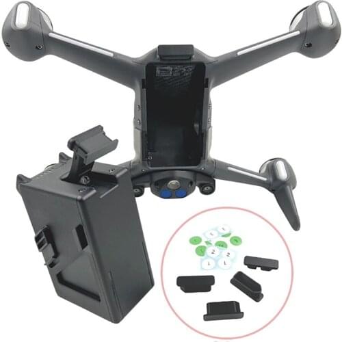 Battery Charging Port Dust Cover Battery Terminal Dust Plug Kit for DJI FPV Drone Accessories