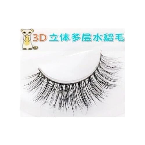 Top styles Sexy 100% Handmade 3D mink hair Beauty Thick Long False Mink Eyelashes Fake Eye Lashes Eyelash High Quality M66