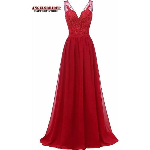 Fashion V-Neck Long Evening Dresses Abiti Da Cerimonia Appliques Floor-Length Formal Celebrity Prom Dresses Sukienki Wizytowe