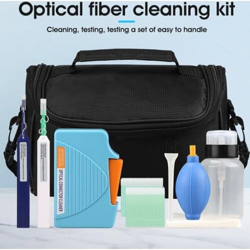 1set/ 10pcs Fiber Optic Cleaning Kit Set Fiber Optic Cleaning Pen 1.25/2.5 mm Fiber Optic Cleaning Box