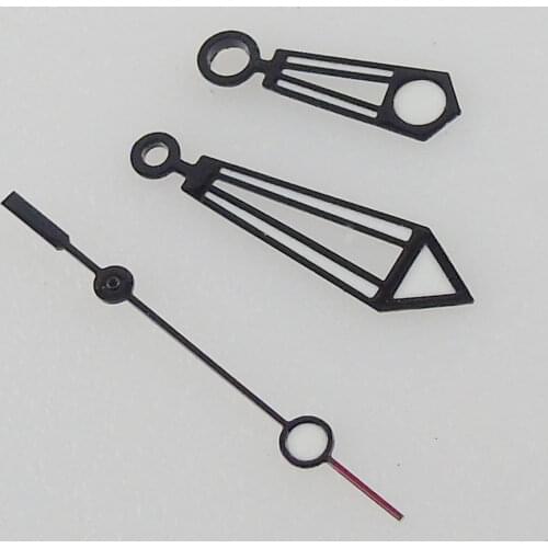 Fit NH35A NH36A 4R36 7002 7009 BLIGER Replacement Part Black Automatic Steel Watch Hand Set