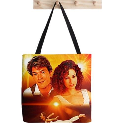 Shopper Dirty Dancing Under the light printed Tote bag women Harajuku shopper handbag girl Shoulder shopping bag Lady Canvas Bag