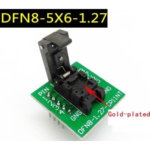 DFN8 burner QFN8-1.27 WSON8 6*5mm flip probe test stand
