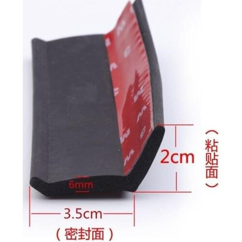 Thick Garage Door Bottom Weather Stripping Rubber Sealing Strip Replacement Adehesive Door Bottom Seal