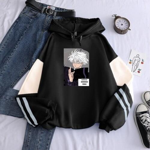 Japan Anime Tokyo Revengers BRAHMAN BOSS Kawaragi Senju Gothic Cartoon Men Hoodies Casual Harajuku Winter Patchwork Sweatshirt