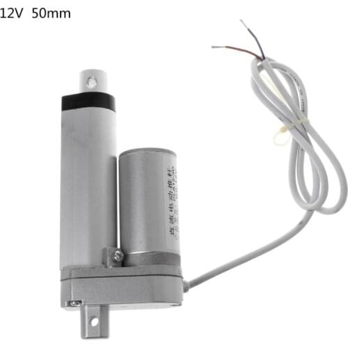 12V DC Electric Linear Actuator Motor Controller 30mm/s 300N Stroke 50/100/150/200/250/300/350/400mm