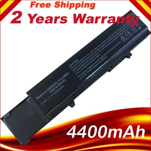 6cell Battery for Dell Vostro 3400 V3400 3500 004D3C 004GN0G 0TXWRR P09S P09F001 P10G 5200mAh