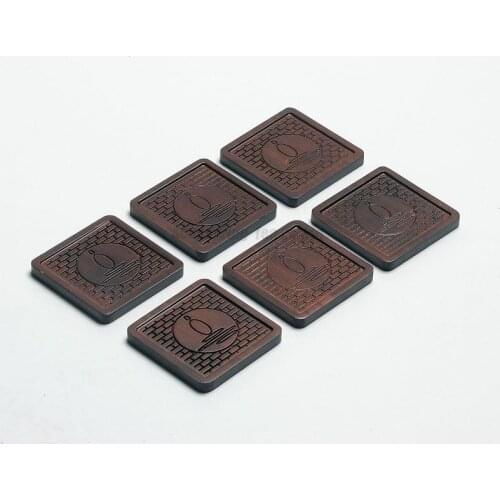 6pcs Wood Tea Coffee Cup Mat Creative Mug Coaster Heat Resistant Placemat Holder Pad,teaware drinkware ceremony