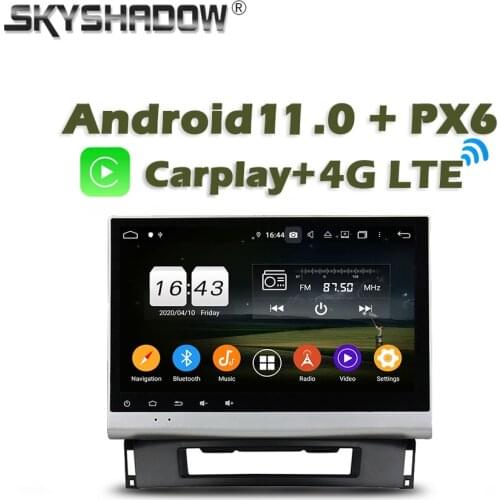 Wireless Carplay PX6 Android 10.0 4GB + 64GB Car radio Player GPS RDS Radio Wifi Bluetooth 5.0 For Opel Astra J 2011 - 2013 2014