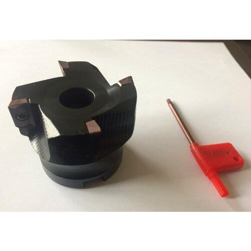 BAP400R-63-22-4T right angle shoulder face mill cutter+4pcs APMT1604PDER-M2 inserts, best quality