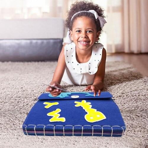 Baby Books Cloth Early Education Toy Book For Children Diy Material Package Manual 3D Soft Cloth Book