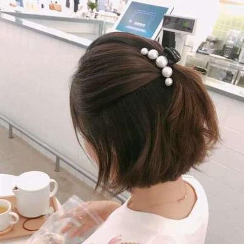 Elegant Pearl Hair Claws Women Hairpin Girls Hair Crab Headwear Hairgrip Fashion Barrettes Hair Clips for Girls Hair Accessories