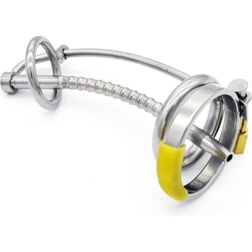 Stainless Steel Urethral Sound Cock Ring Male Chastity Device Urethra Dilators Penis Plug Sex Toys For Men Insertion Penis Lock