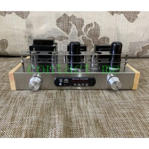 6N2 6P6P luxury tube amplifier DIY kit, Bluetooth 5.0 , support lossless transmission, support a variety of sound adjustments