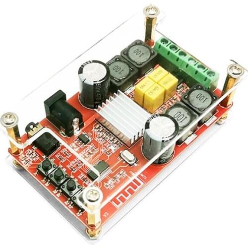 KYYSLB 50W*2 4~8ohm DC12~24V TPA3116D2 Dual Channel Bluetooth Power Amplifier Board High Power Support AUX Amplifier Board