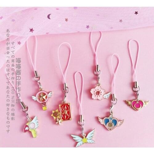 Cute Japanese Style Smart Phone Strap Lanyards for iPhone/Samsung/Xiaomi/Huawei Mobile Phone Mini Strap Hang Rope Phone Charm