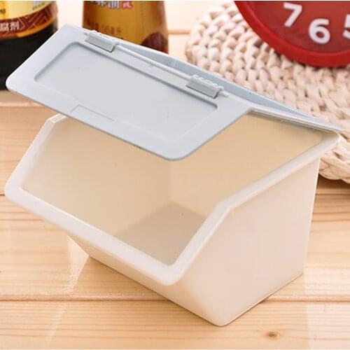 Desktop Plastic Storage Box Stationery Holder School Office Supplies Storage Box with Cover Stackable XHC88