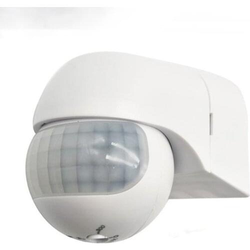 AC 110-240V 180 Degree Motion Sensor Automatic Infrared PIR Sensor Rotating Outdoor Timer Light Switch