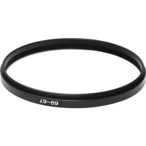 Pixco 69mm/72mm77mm/82mm-67mm Step-down Metal Filter Adapter Ring / 72mm Lens to 67mm Accessory