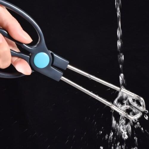 Food Serving Tongs Barbecue Clip Heavy Duty 430 Stainless Steel BBQ Grilling Barbecue Tongs for Cooking Food Buffet Part