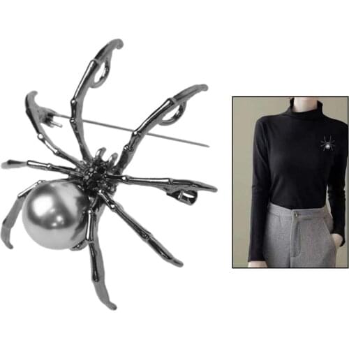 Cute Spider Brooches Women Witch Bridal Brooch Pin Halloween Accessories Earrings Professor Scarf Cute Things