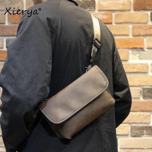 Men Shoulder Bags Mens Messenger Bags Trendy Fashion Satchels Crossbody Luxury Bag Chest Bag Mochila Black Purse